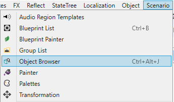 Object Browser Open