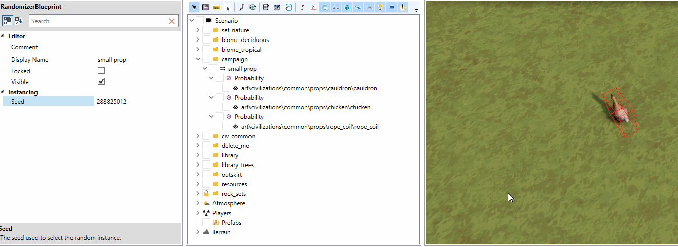 Randomized Spline