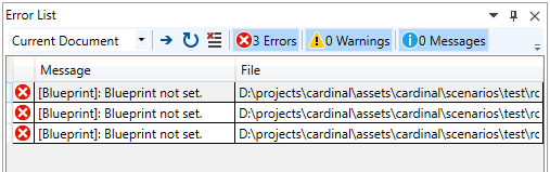 Error List Display 2