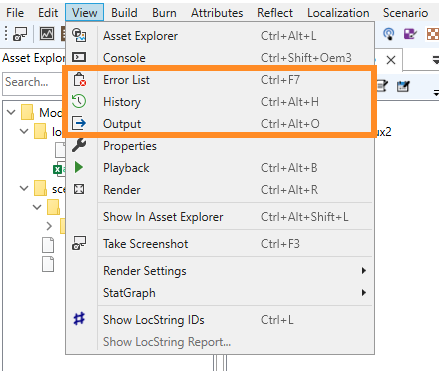 Error List Display