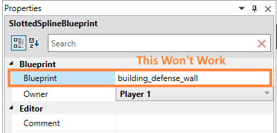 Slotted Blueprint Wrong