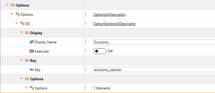 Options 1