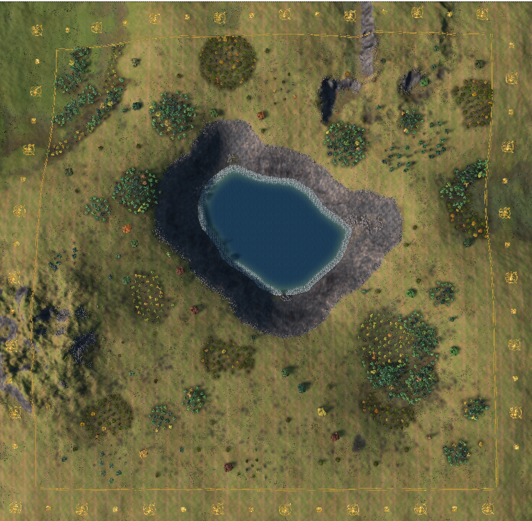 Laid Out Map
