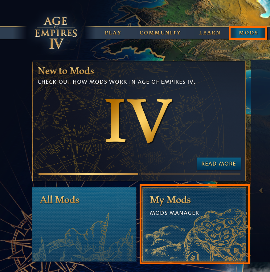 Publishing And Using Mods Age Of Empires Support