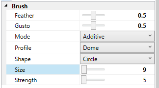 Settings -Size