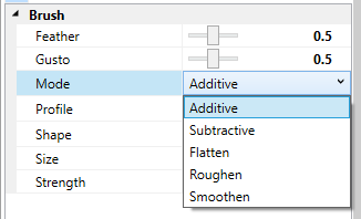 Settings - Mode
