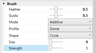 Settings - Strength