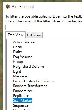 Add Scarmarker