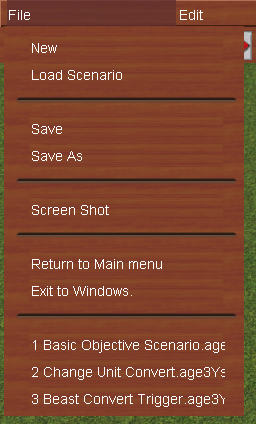 Scenario Editor Interface Age Of Empires Support